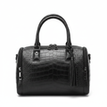 Black Croco Handbag – Front