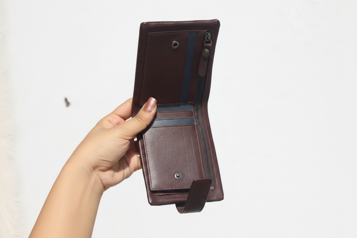 Black Buffalo wallet interior 1