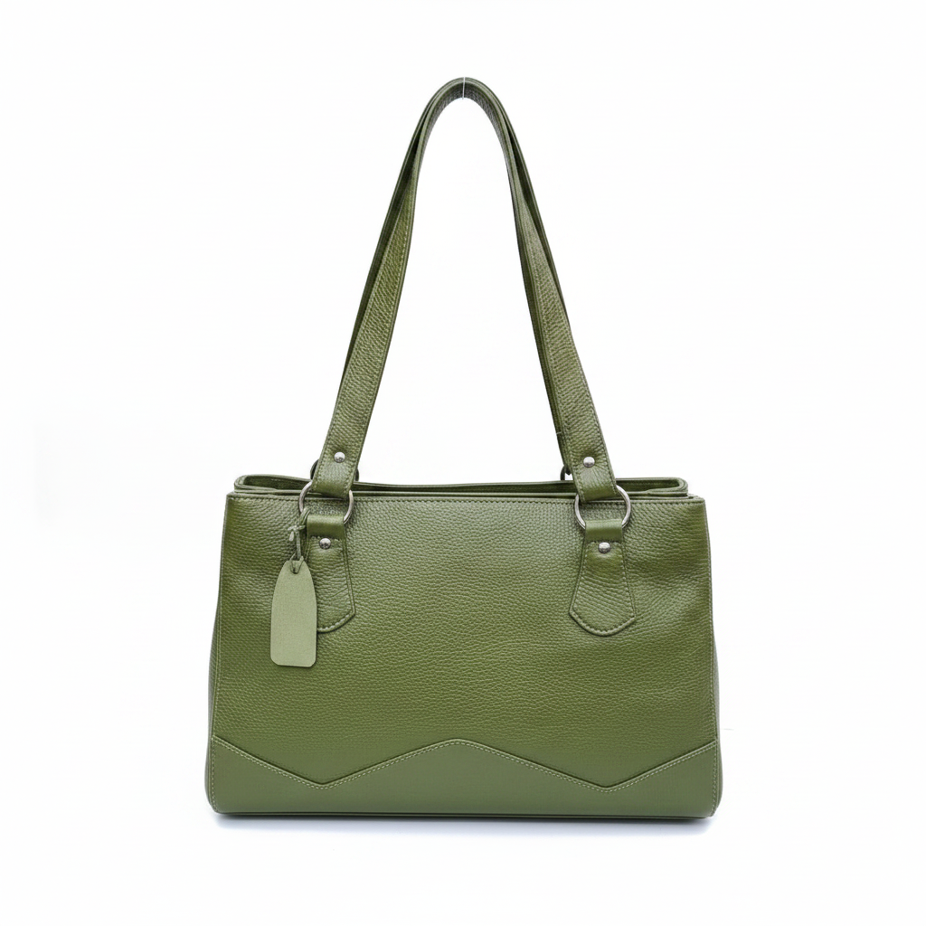 Olive Green Handbag Front