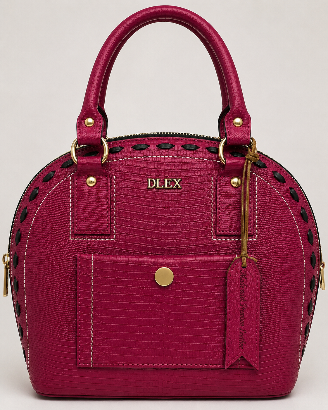 Violet Lizard Bag