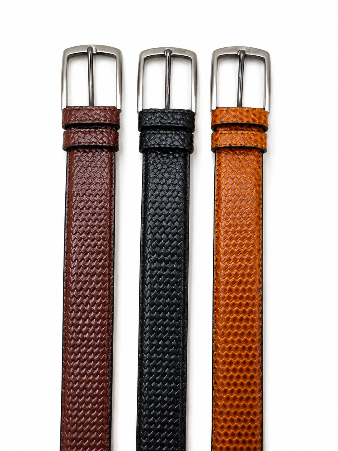 Premium Textured Genuine Leather Belt