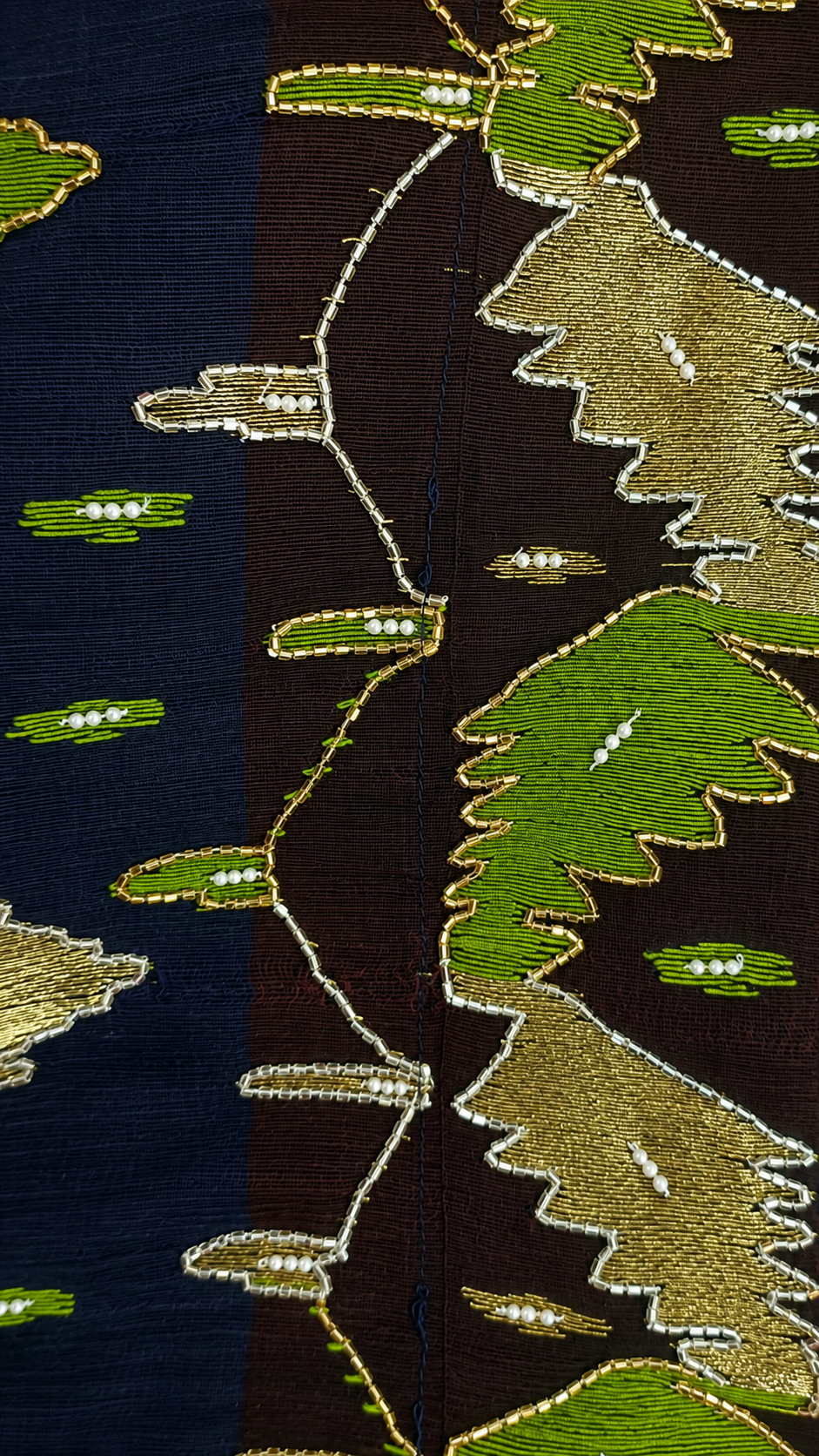 Navy Jamdani