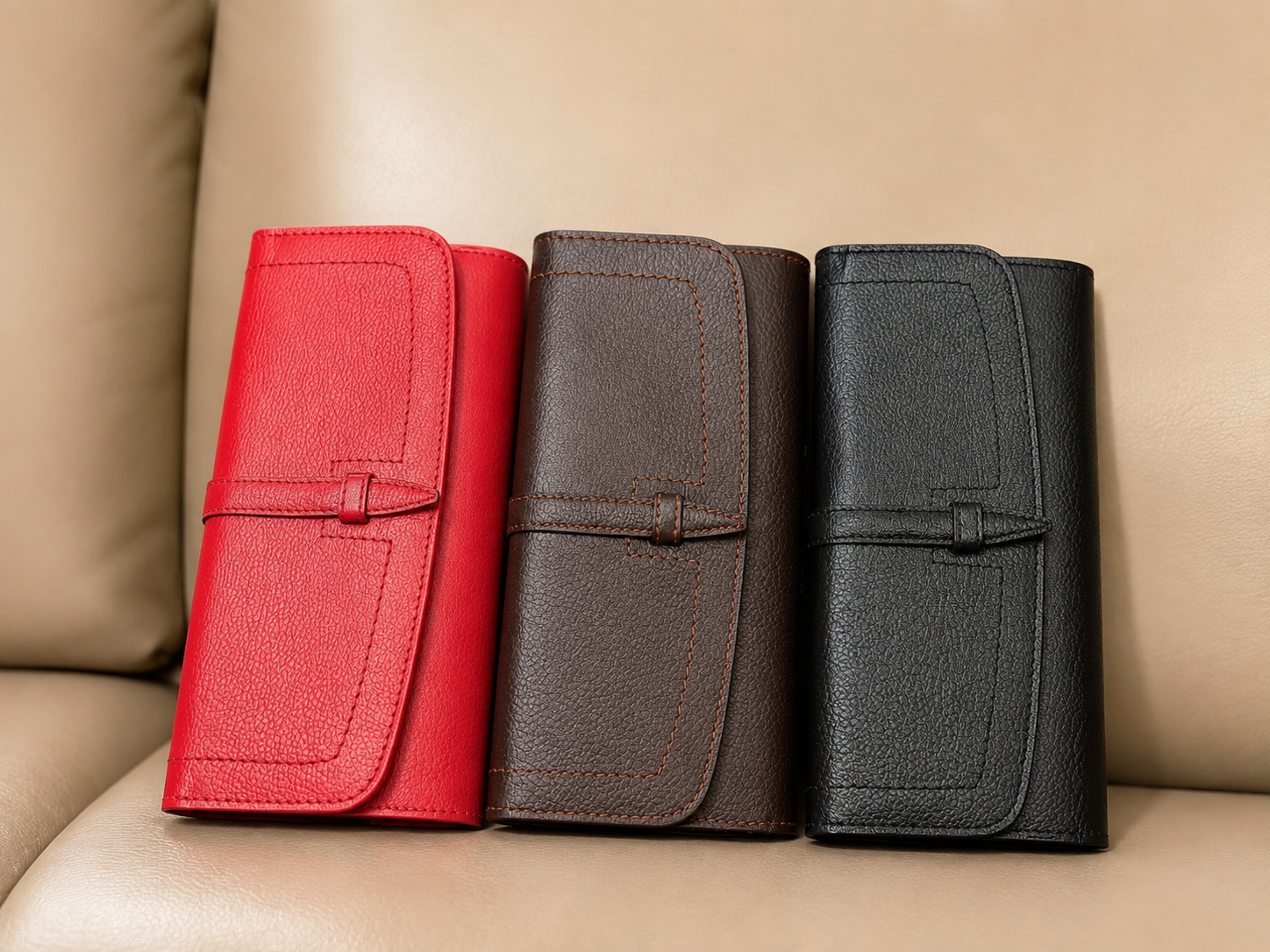 Genuine Leather Clutch