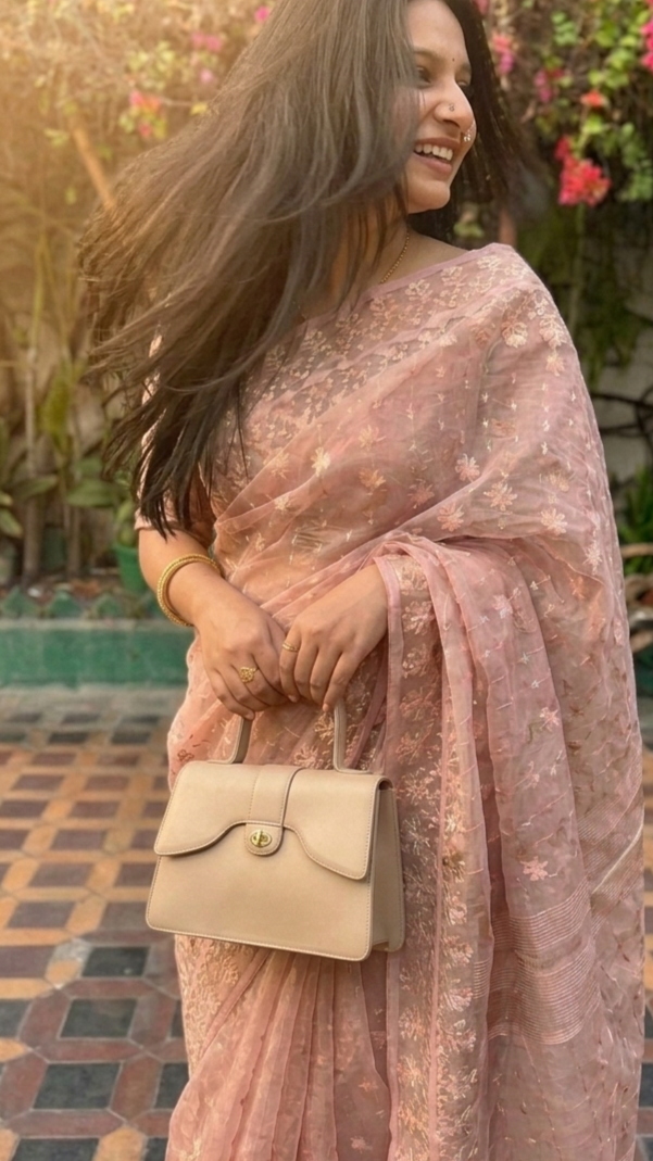 The Structured Curve Satchel Bag