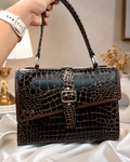 Silvia Heritage Croc Bag