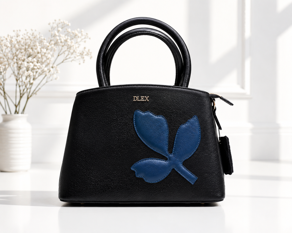 Floral Leather Bag