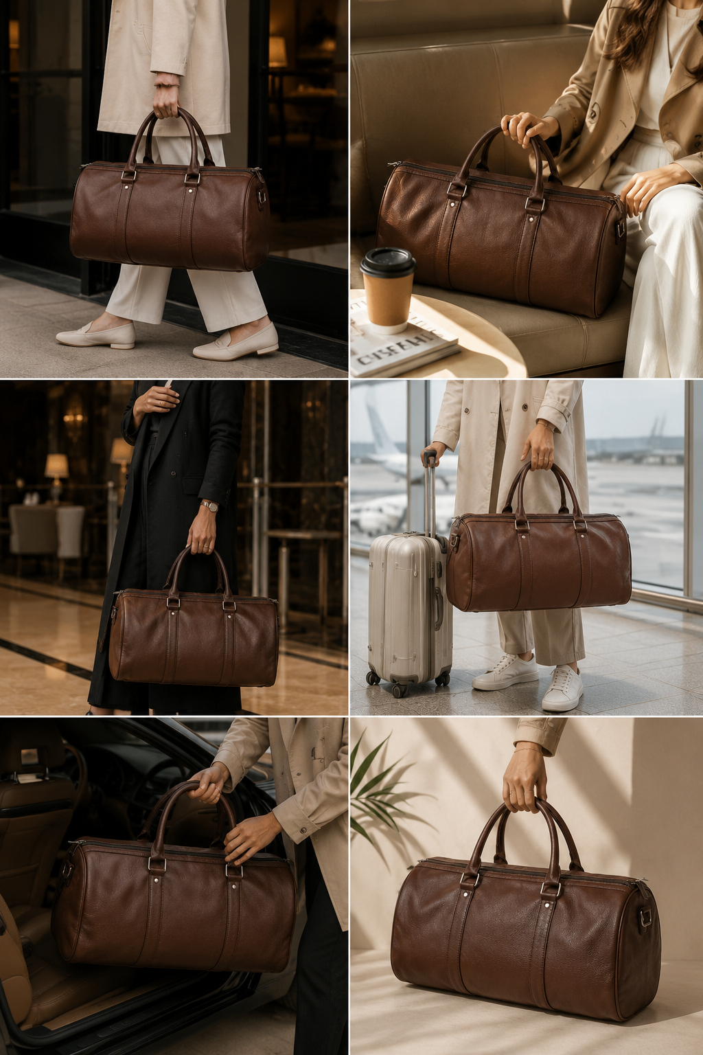 Leather Gym Bag