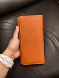 Silvia Signature Genuine Leather Ladies long Wallet