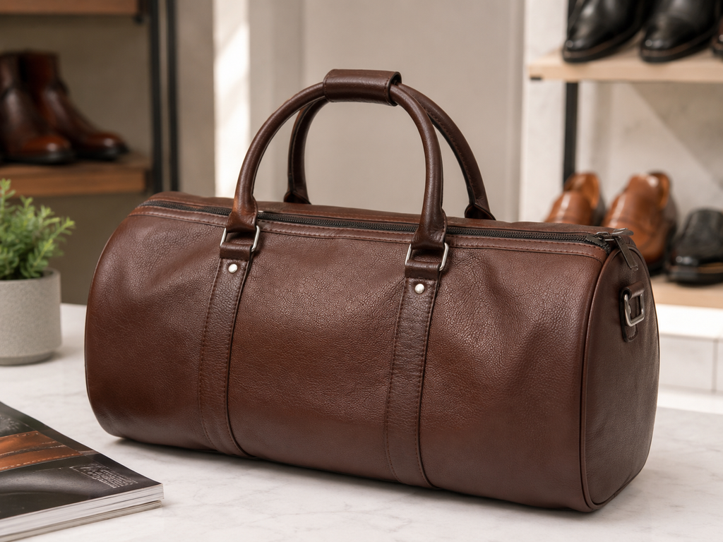 Leather Gym Bag