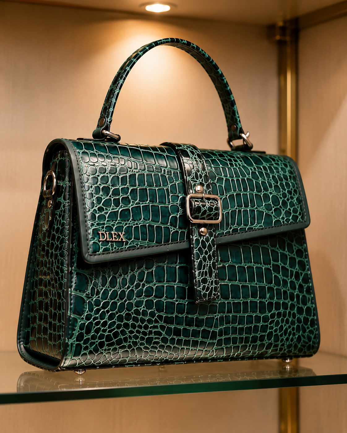 Silvia Heritage Croc Bag