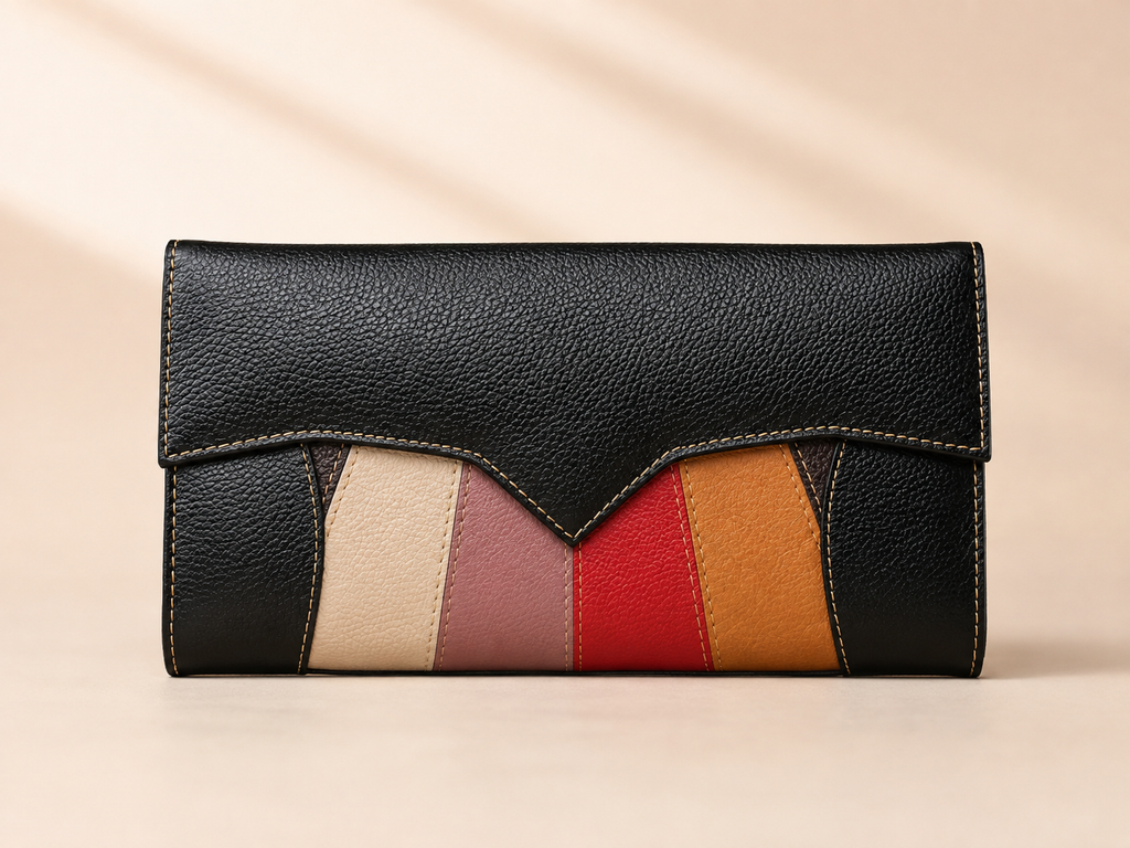 Ladies Genuine Leather Clutch Wallet