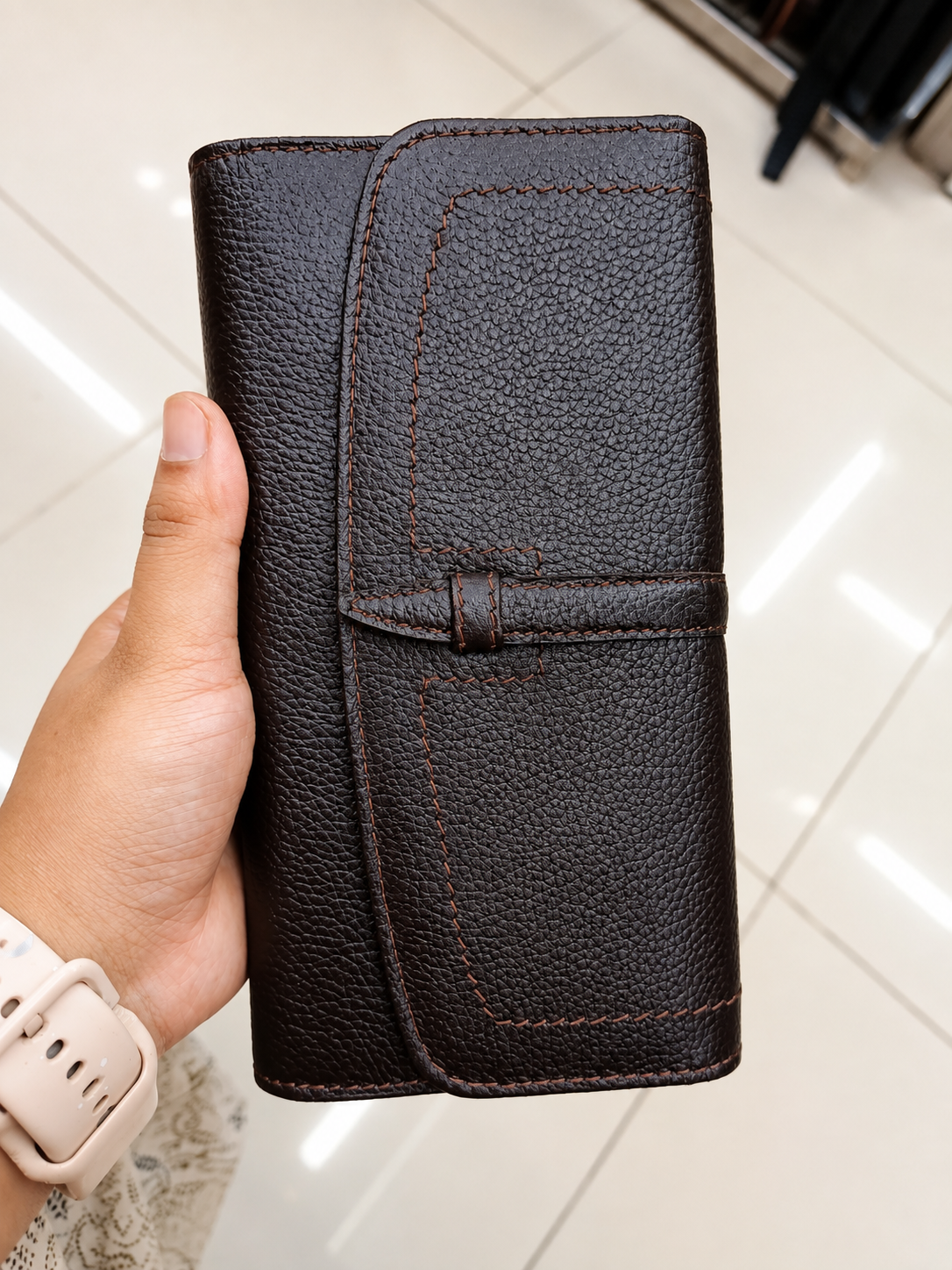 Genuine Leather Clutch