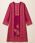 Magenta Silk Kurti