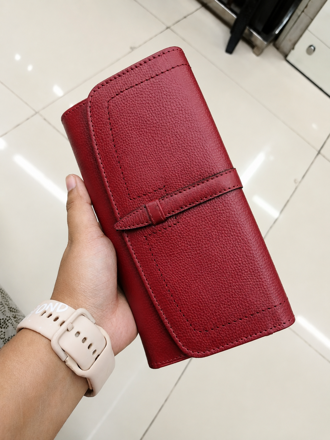 Genuine Leather Clutch