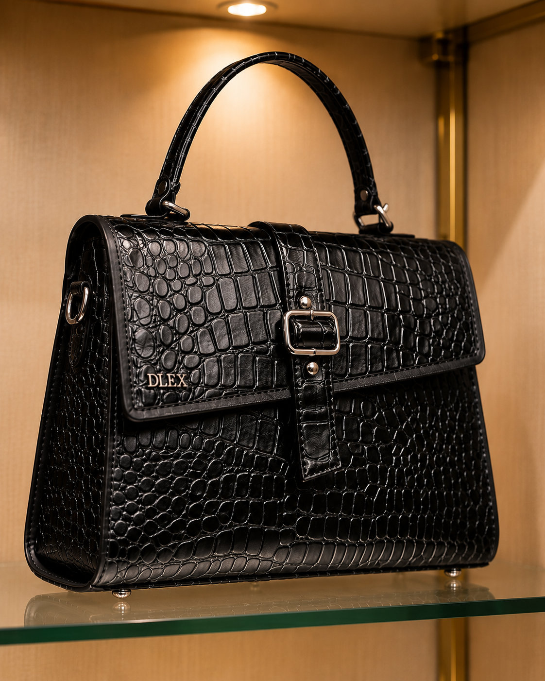 Silvia Heritage Croc Bag