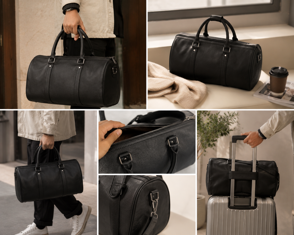 Leather Gym Bag