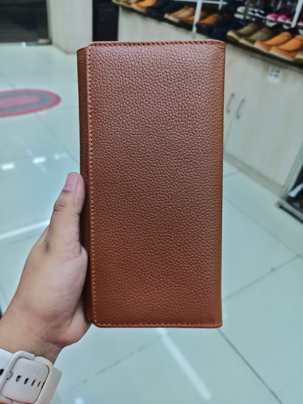 Silvia Signature Genuine Leather Ladies long Wallet