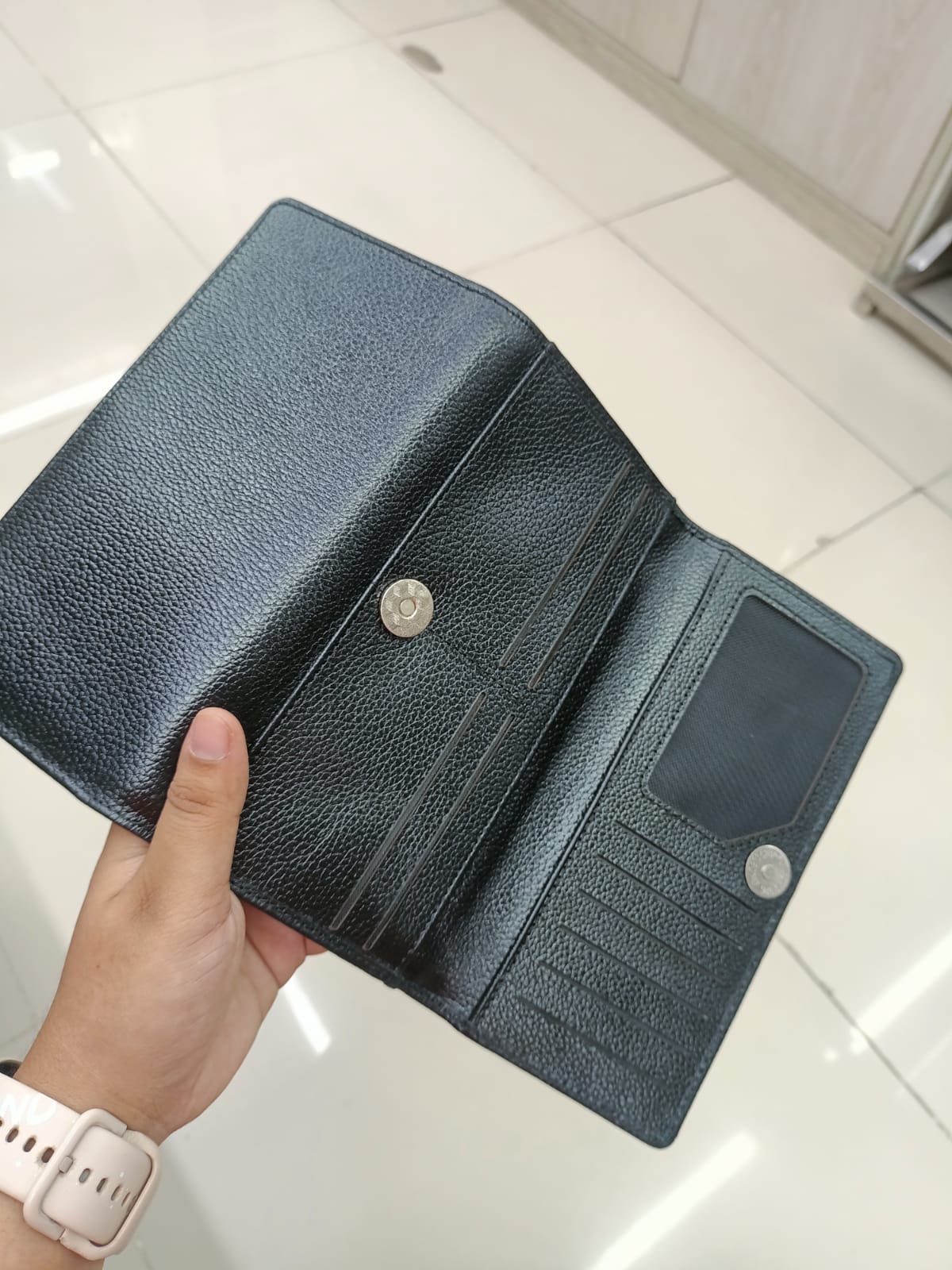 Silvia Signature Genuine Leather Ladies long Wallet